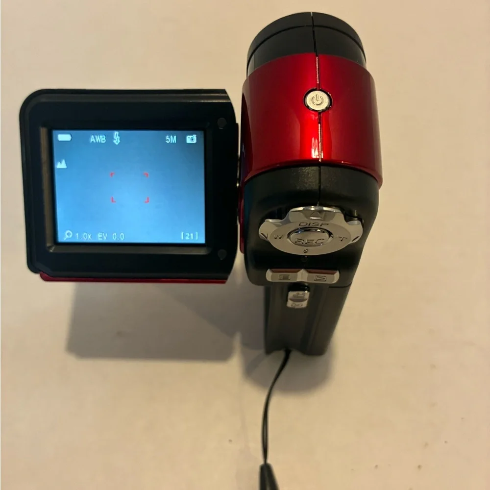 Cobra Digital Video Camcorder 8X Digital Zoom Red.